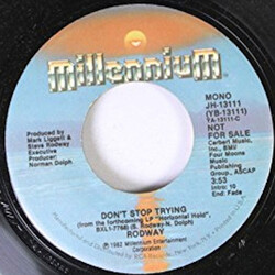 Steve Rodway Don't Stop Trying USED VINYL 7INCH 45 RPM PROMO STEREO MONO