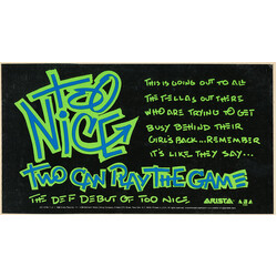 Too Nice Two Can Play The Game USED VINYL 12INCH 33 S RPM