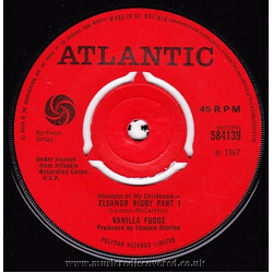 Vanilla Fudge Eleanor Rigby USED VINYL 7INCH 45 RPM SINGLE
