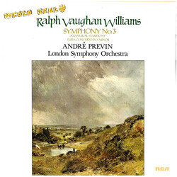 Ralph Vaughan Williams / André Previn / The London Symphony Orchestra Symphony No. 3 "A Pastoral Symphony" / Tuba Concerto In F Minor Vinyl LP USED