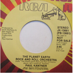 Paul Kantner The Planet Earth Rock And Roll Orchestra USED VINYL 7INCH 45 RPM PROMO STEREO