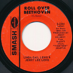 Linda Gail Lewis / Jerry Lee Lewis Roll Over Beethoven USED VINYL 7INCH 45 RPM SINGLE