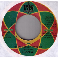 Sizzla Subterranean Homesick Blues USED VINYL 7INCH 45 RPM
