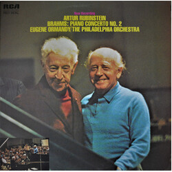 Johannes Brahms / Arthur Rubinstein / Eugene Ormandy / The Philadelphia Orchestra Piano Concerto No. 2 In B-Flat, Op. 83 Vinyl LP USED