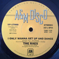 The Raes I Only Wanna Get Up And Dance Vinyl 12" USED