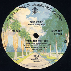 Gary Wright Touch And Gone Vinyl 12" USED