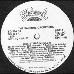 The Salsoul Orchestra Christmas Medley USED VINYL 12INCH 33 S RPM SINGLE PROMO STEREO