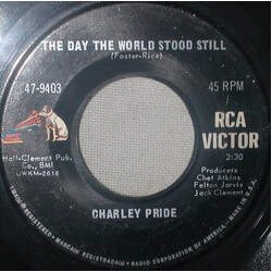 Charley Pride The Day The World Stood Still USED VINYL 7INCH 45 RPM