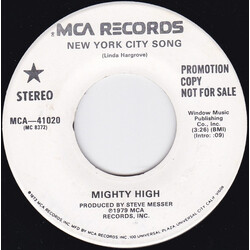 Mighty High (4) New York City Song USED VINYL 7INCH 45 RPM PROMO STEREO
