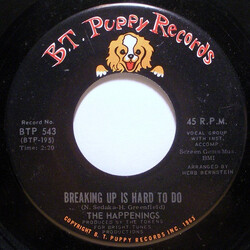 The Happenings Breaking Up Is Hard To Do USED VINYL 7INCH 45 RPM SINGLE