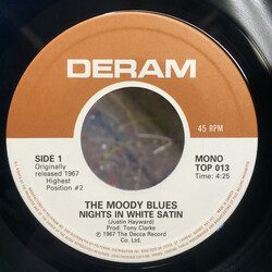 The Moody Blues Nights In White Satin USED VINYL 7INCH 45 RPM SINGLE REISSUE MONO