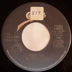 Fabulous Poodles Bionic Man USED VINYL 7INCH 45 RPM
