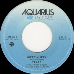 Teaze Sweet Misery USED VINYL 7INCH 45 RPM SINGLE