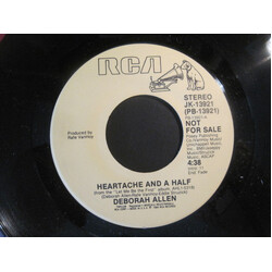 Deborah Allen Heartache And A Half USED VINYL 7INCH PROMO