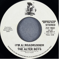 The Alter Boys (2) (I'm A) Roadrunner USED VINYL 7INCH 45 RPM PROMO STYRENE STEREO