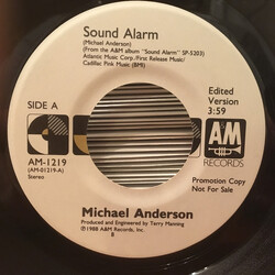Michael Anderson (5) Sound Alarm USED VINYL 7INCH 45 RPM SINGLE PROMO