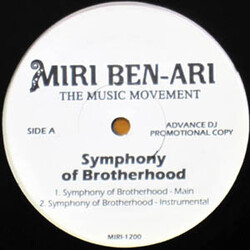 Miri Ben-Ari Symphony Of The Brotherhood USED VINYL 12INCH ADVANCE PROMO