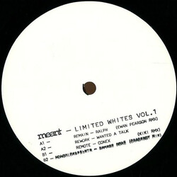 Various Meant Limited Whites Vol. 1 Vinyl 12" USED