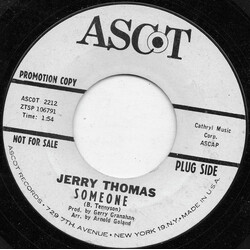 Jerry Thomas (5) Someone / It's So Strange Vinyl 7" USED