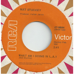 Nat Stuckey What Am I Doing In L.A. ? / Whiskey, Whiskey Vinyl 7" USED