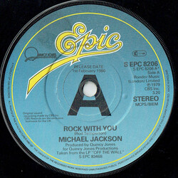 Michael Jackson Rock With You USED VINYL 7INCH 45 RPM SINGLE PROMO