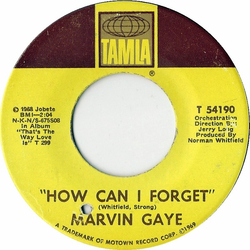 Marvin Gaye How Can I Forget / Gonna Give Her All The Love I've Got Vinyl 7" USED