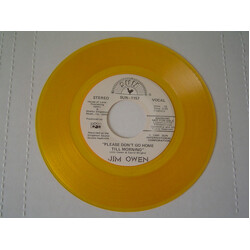 Jim Owen Please Don't Go Home Till Morning / Ten Anniversary Presents USED VINYL 7INCH 45 RPM SINGLE PROMO