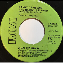 Danny Davis & The Nashville Brass Jingling Brass / Silent Night USED VINYL 7INCH 45 RPM PROMO