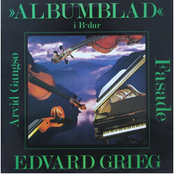Edvard Grieg / Arvid Gangsø »Albumblad« I B-dur / Fasade USED VINYL 12INCH 33 S RPM