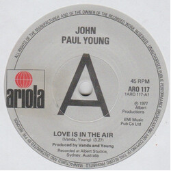 John Paul Young Love Is In The Air USED VINYL 7INCH 45 RPM PROMO