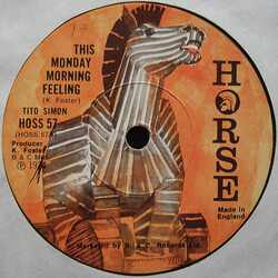 Tito Simon This Monday Morning Feeling USED VINYL 7INCH 45 RPM SINGLE
