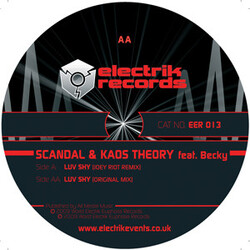 DJ Scandal / Kaos Theory (3) / Becci Harvey Luv Shy USED VINYL 12INCH 45 RPM