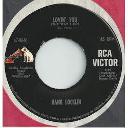 Hank Locklin Lovin' You (The Way I Do) / Hot Pepper Doll Vinyl 7" USED