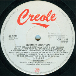 Enigma (2) Summer Groovin' USED VINYL 12INCH 45 RPM