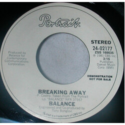 Balance (10) Breaking Away USED VINYL 7INCH SINGLE 45 RPM PROMO