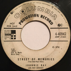 Johnnie Ray / Ray Conniff Street Of Memories / Build Your Love (On A Strong Foundation) USED VINYL 7INCH 45 RPM SINGLE PROMO