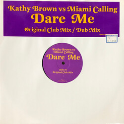 Kathy Brown / Miami Calling Dare Me USED VINYL 12INCH