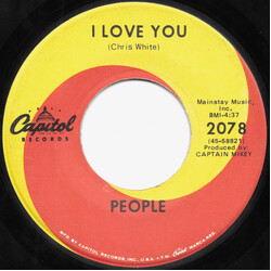 People (4) I Love You VINYL 7" USED