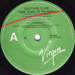 Culture Club Time (Clock Of The Heart) VINYL 7" USED