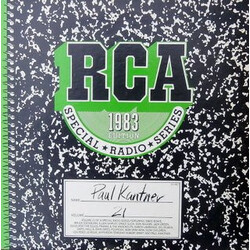 Paul Kantner RCA Special Radio Series Vol. 21 Vinyl LP USED