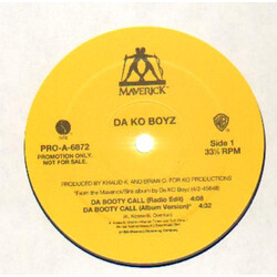 Da Ko Boyz Da Booty Call VINYL 12" USED