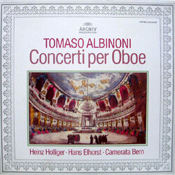 Tomaso Albinoni / Heinz Holliger / Hans Elhorst / Camerata Bern Concerti Per Oboe Vinyl LP USED