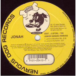 Jonah SSST... (Listen) (The Junior Vasquez Remixes) VINYL 12" USED