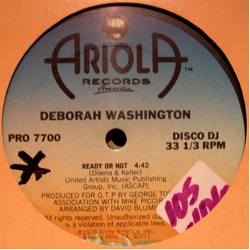 Deborah Washington Ready Or Not Vinyl 12" USED