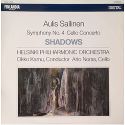 Aulis Sallinen / Helsinki Philharmonic Orchestra / Okko Kamu / Arto Noras Shadows / Symphony No. 4 / Cello Concerto Vinyl LP USED