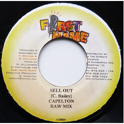 Capleton Sell Out USED VINYL 7INCH 45 RPM