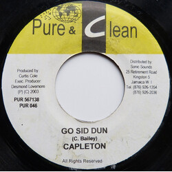 Capleton Go Sid Dun USED VINYL 7INCH 45 RPM