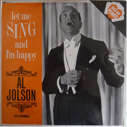 Al Jolson Let Me Sing And I'm Happy Vinyl LP USED