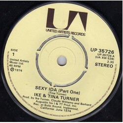 Ike & Tina Turner Sexy Ida (Part One) USED VINYL 7INCH 45 RPM SINGLE STEREO