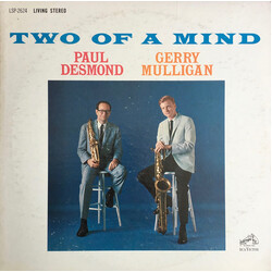 Paul Desmond / Gerry Mulligan Two Of A Mind Vinyl LP USED